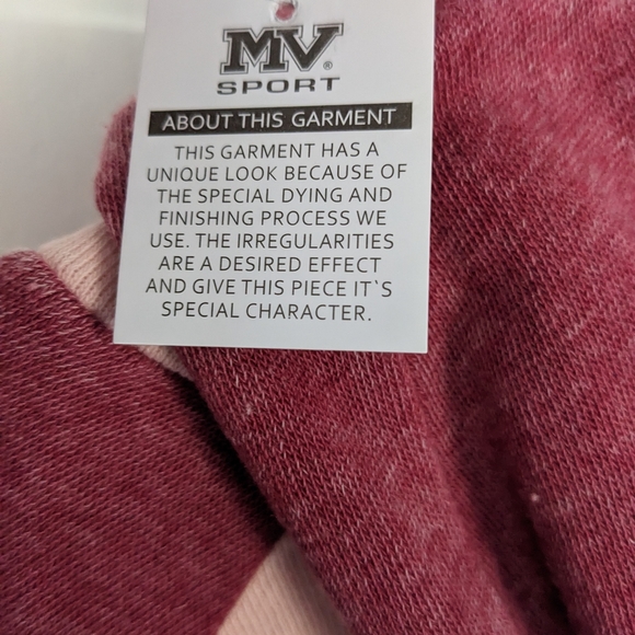 MV Sport Angel Fleece Pink Hoodie - Picture 9 of 9